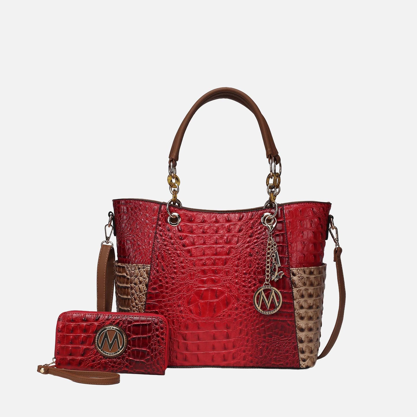 MKF Collection by Mia K. - Merlina Tote Bag and Wallet Set