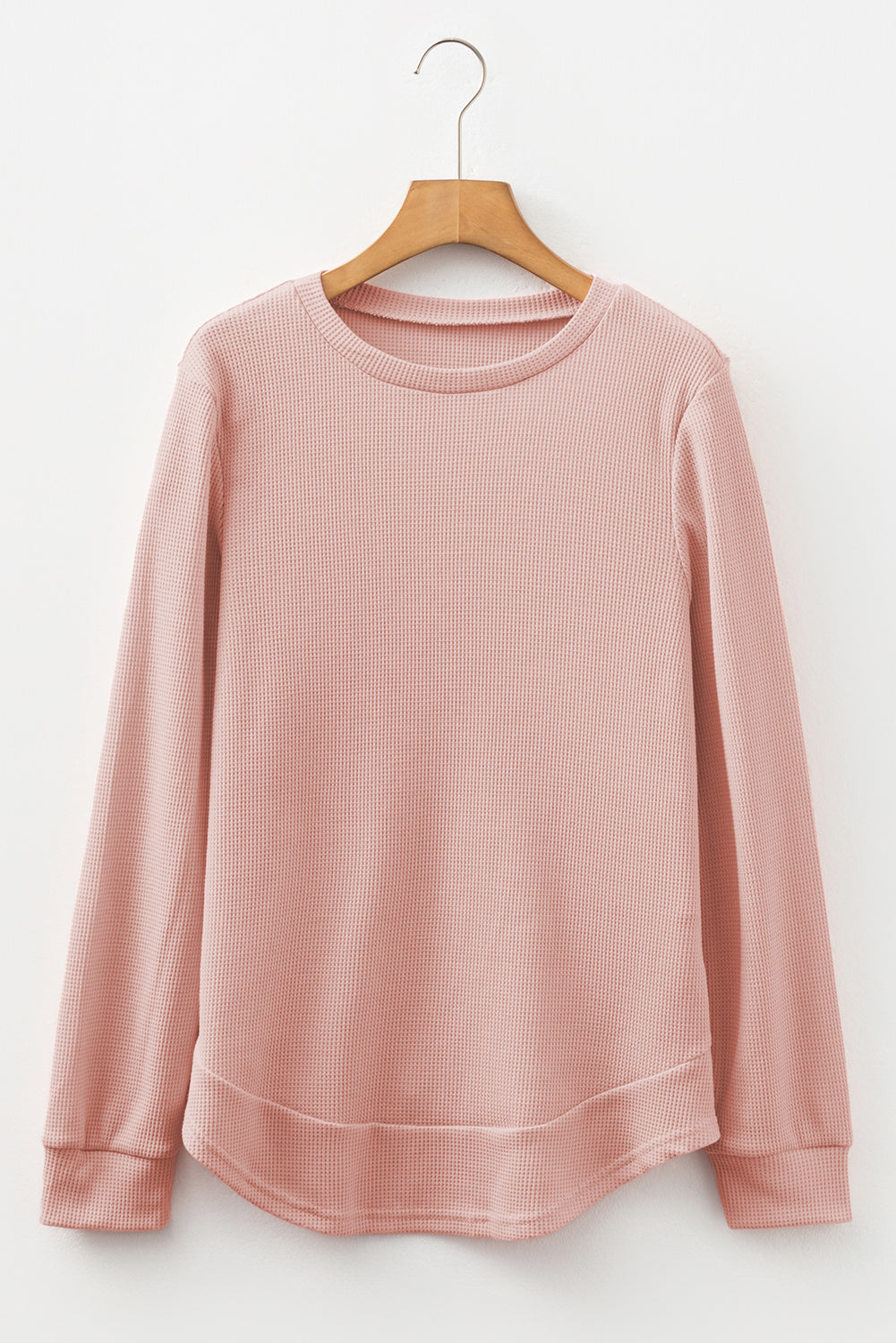 Threaded Pear Allison Waffle Long Sleeve Top