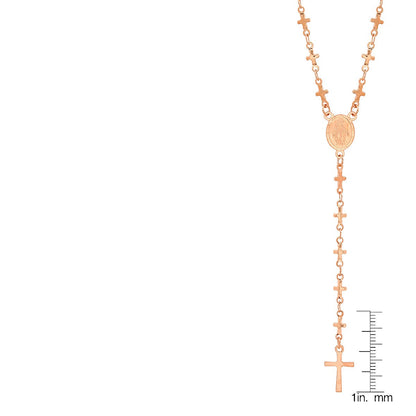 Cross Rosary Necklace