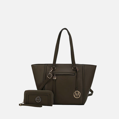 MKF Collection by Mia K. - Alexandra Tote Bag and Wallet Set