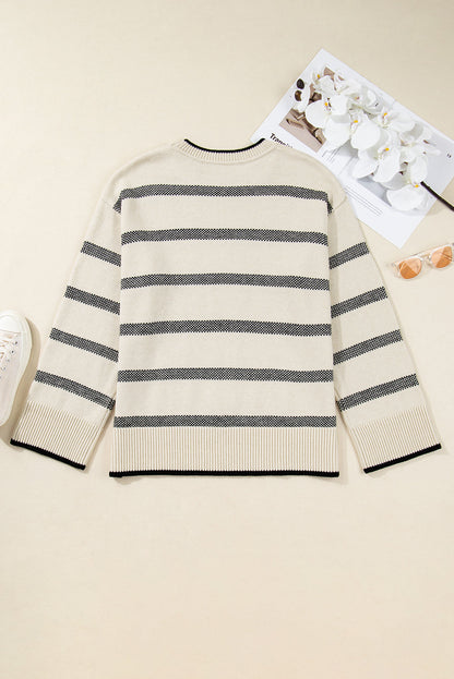 Threaded Pear Amelia Sleeve Drop Shoulder PLUS Sweater