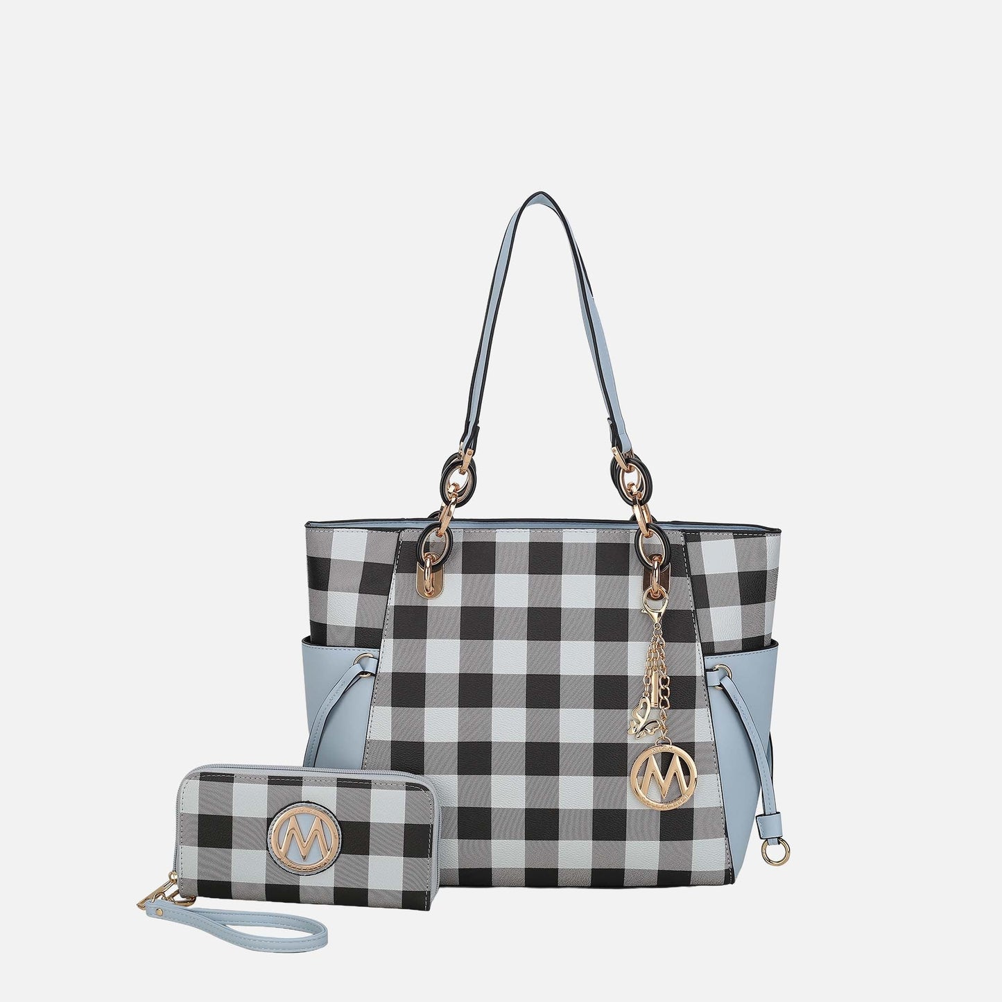 MKF Collection by Mia K. - Yale Tote Bag and Wallet Set