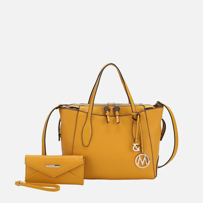 MKF Collection by Mia K. - Bruna Tote Bag and Wallet Set