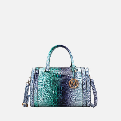 MKF Collection by Mia K. - Eleanor Gradient Croc Shoulder Bag