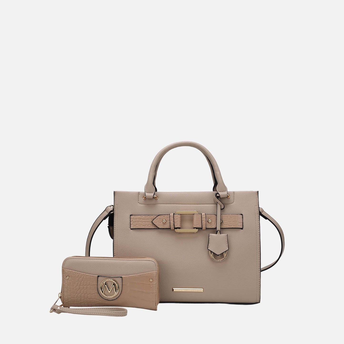 MKF Collection by Mia K. - Virginia Tote Bag and Wallet Set