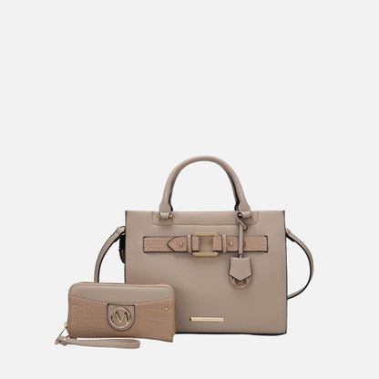 MKF Collection by Mia K. - Virginia Tote Bag and Wallet Set