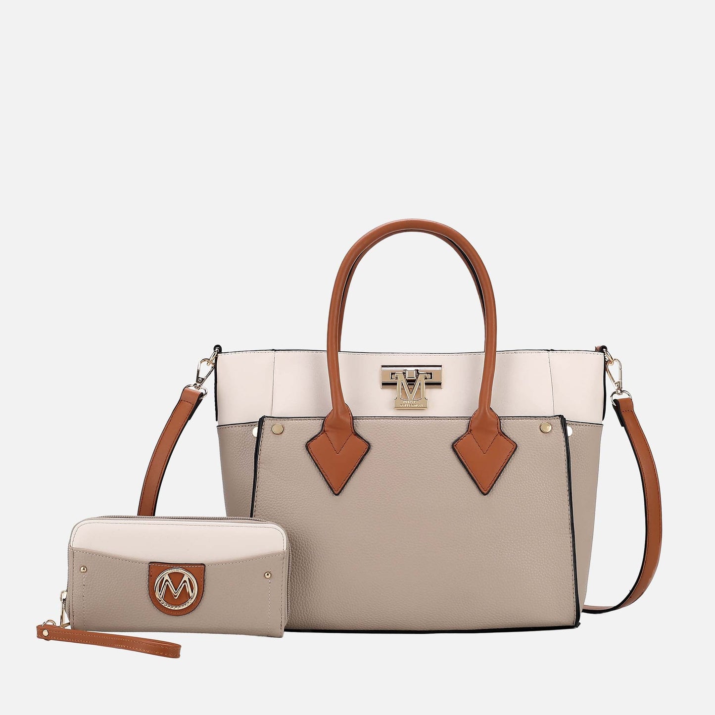 MKF Collection by Mia K. - Brynlee Tote Bag and Set