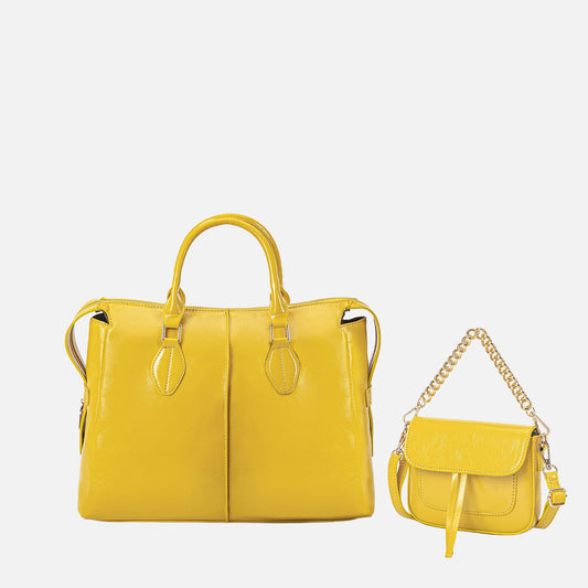 MKF Collection by Mia K. - Yareli Tote Bag  with Mini Bag- 2-piece set