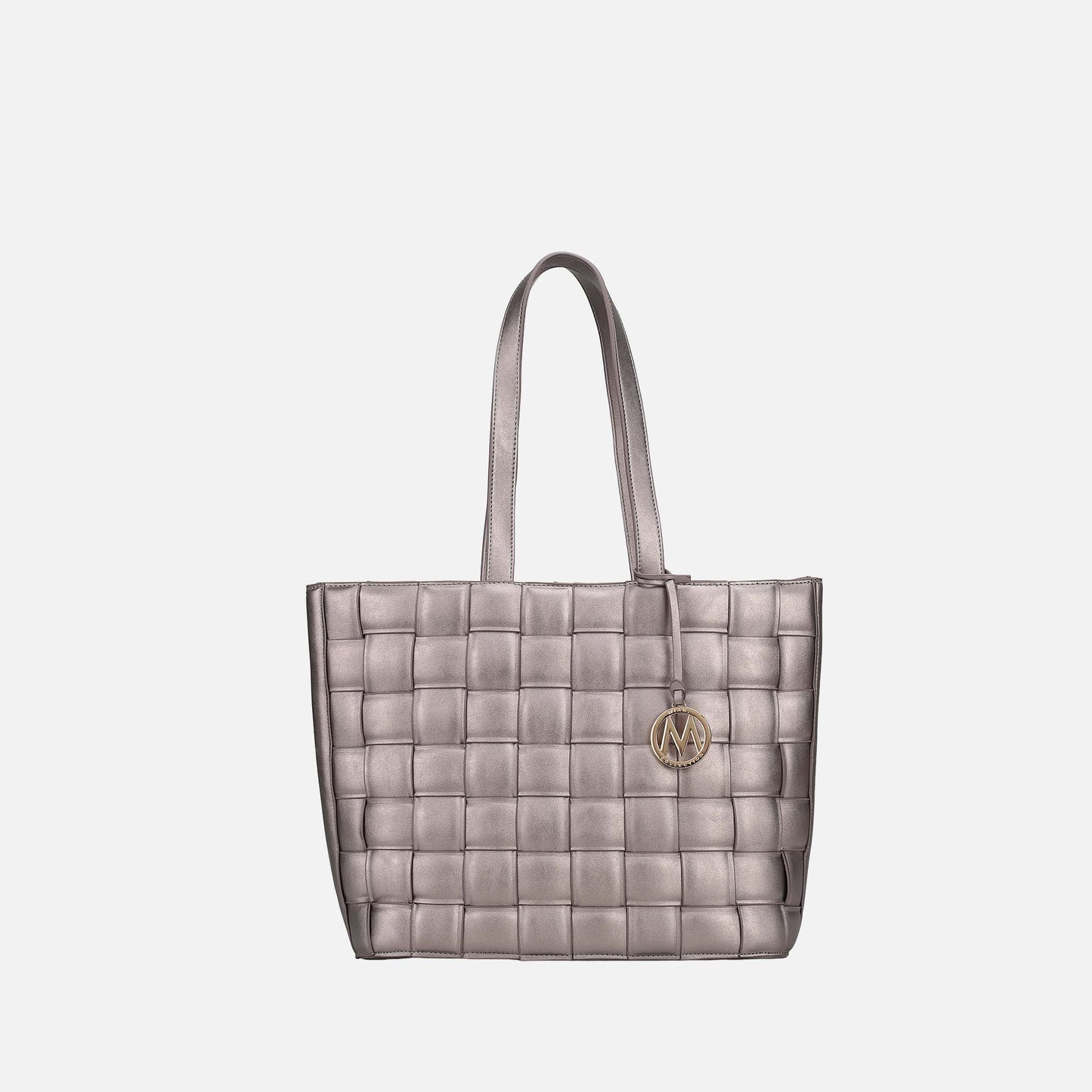 MKF Collection by Mia K. - Rowan Woven Tote Bag
