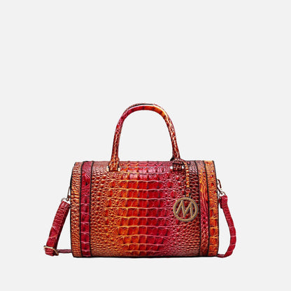 Eleanor Gradient Croc Shoulder Bag