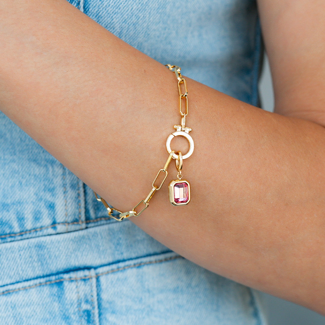 Mint & Lily Baguette Birthstone Charm