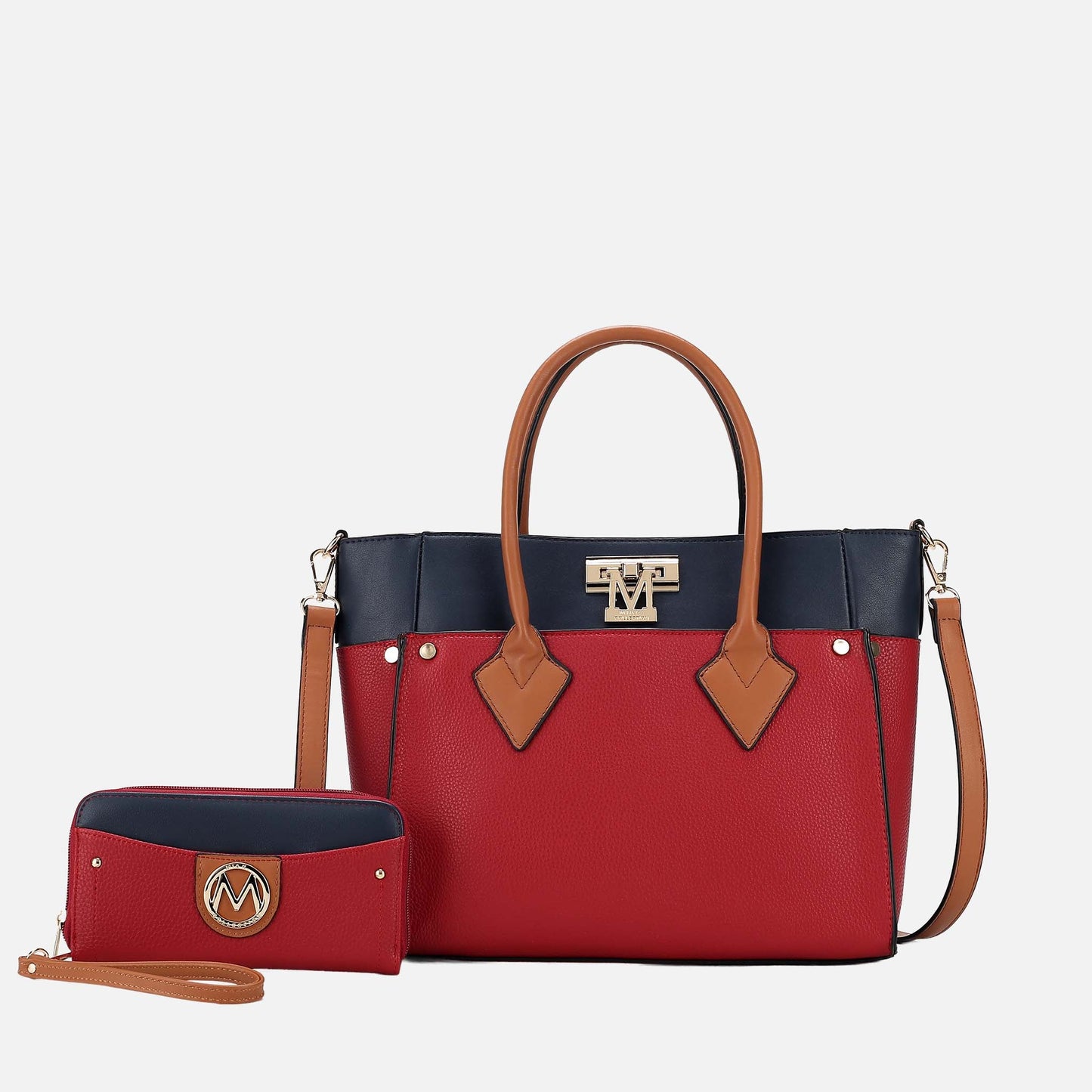 MKF Collection by Mia K. - Brynlee Tote Bag and Set