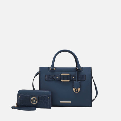 MKF Collection by Mia K. - Virginia Tote Bag and Wallet Set