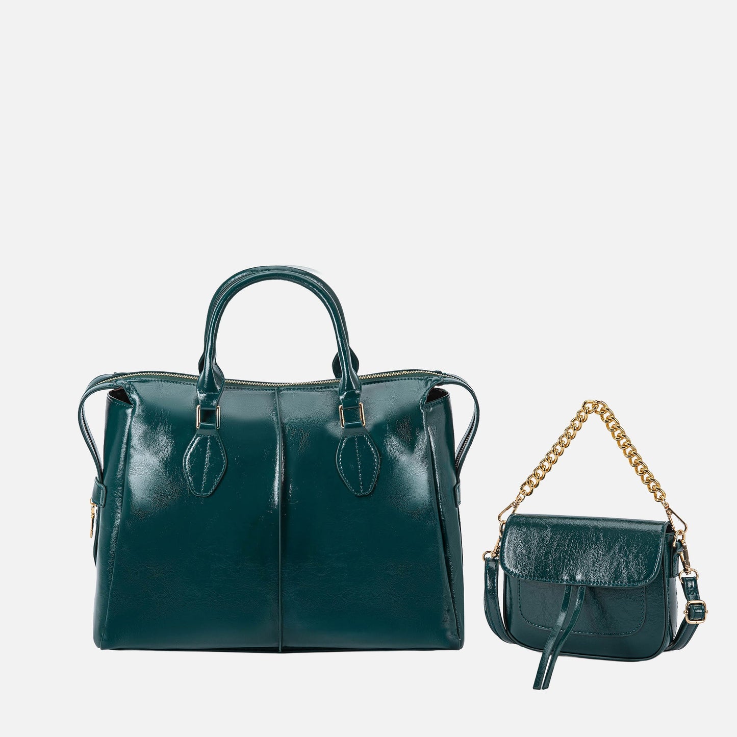 MKF Collection by Mia K. - Yareli Tote Bag  with Mini Bag- 2-piece set