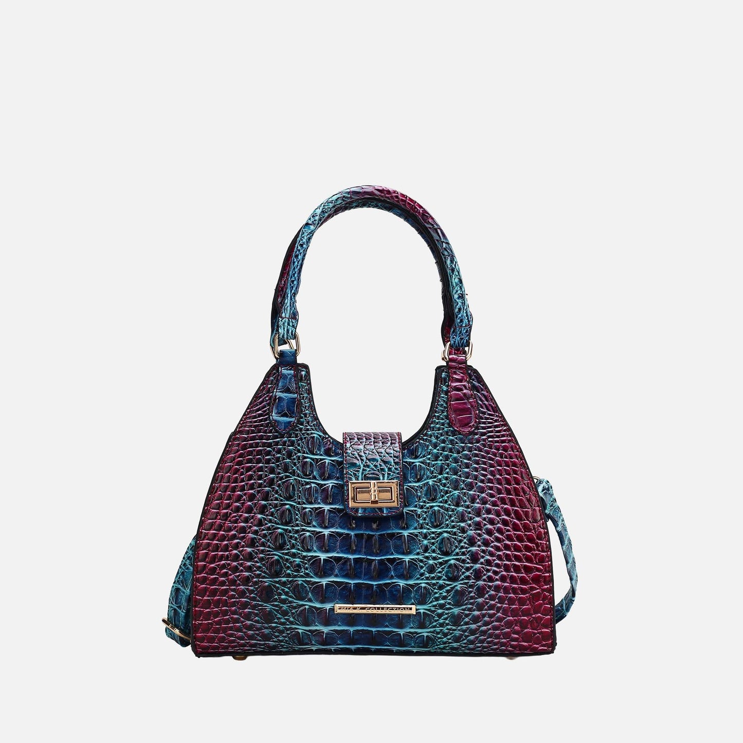 MKF Collection by Mia K. - Ava Gradient Croc Tote Bag