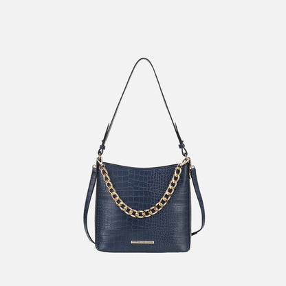 Bizzy Embossed Shoulder Bag
