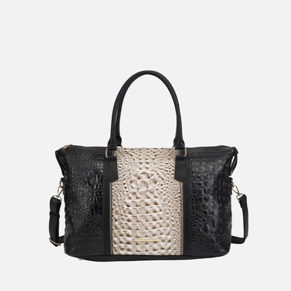 Raven Croc Embossed Duffel Bag