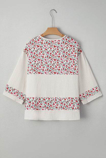 Threaded Pear Penny 3 4 Sleeve Blouse