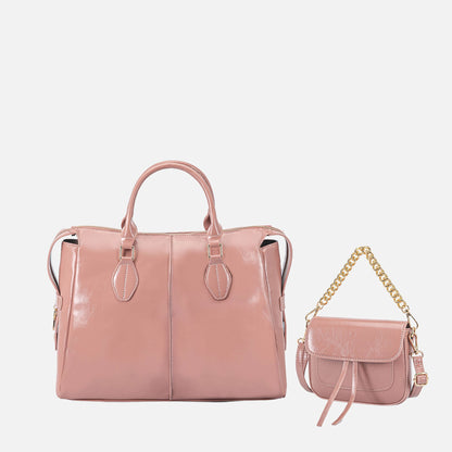 MKF Collection by Mia K. - Yareli Tote Bag  with Mini Bag- 2-piece set