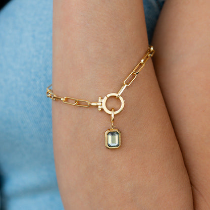 Mint & Lily Baguette Birthstone Charm