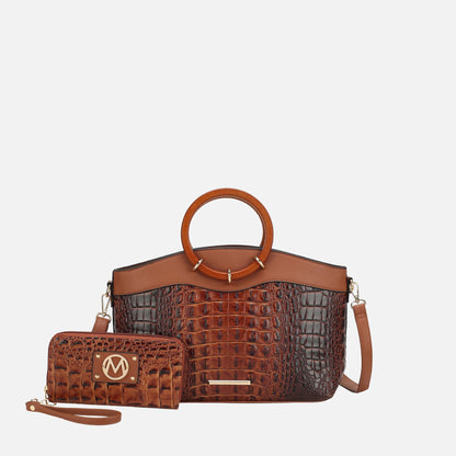 MKF Collection by Mia K. - Phoebe Tote Bag and Wallet Set