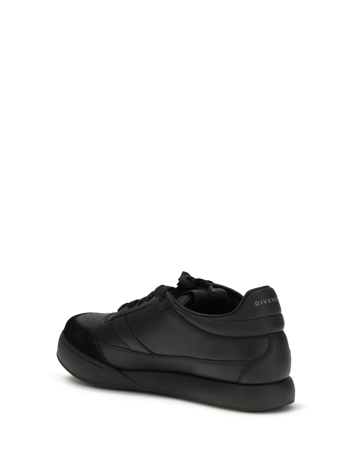 Leather Sneakers Yard Court Black