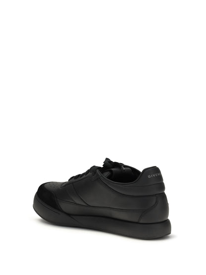 Leather Sneakers Yard Court Black