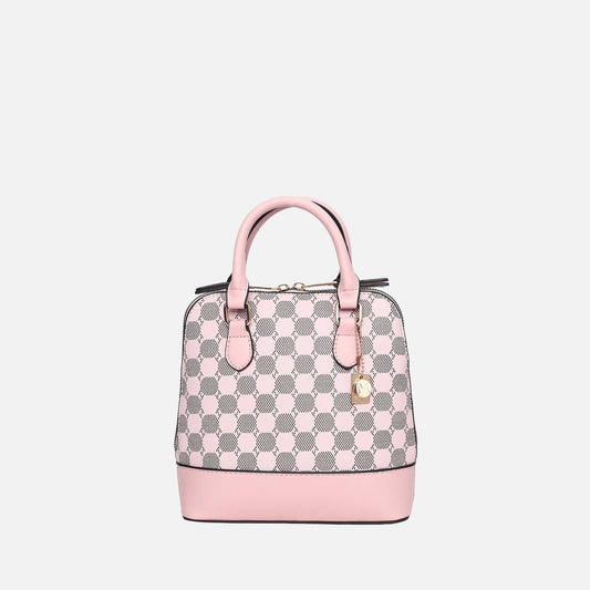 Marjorie Circular Print Satchel Bag