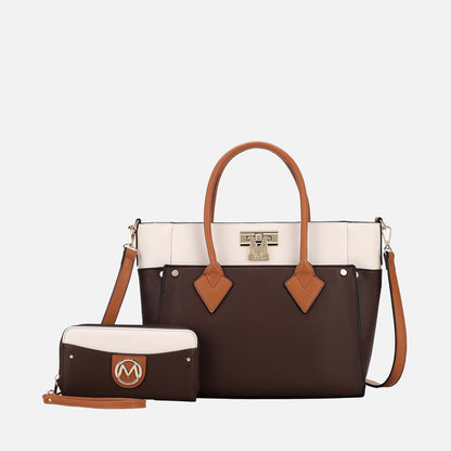 MKF Collection by Mia K. - Brynlee Tote Bag and Set