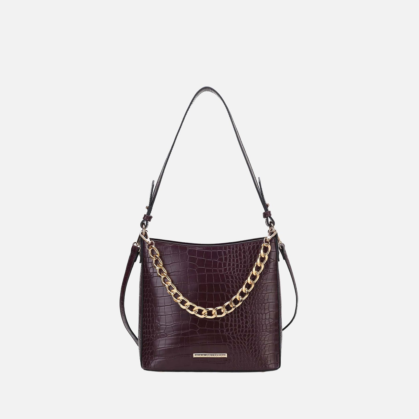 MKF Collection by Mia K. - Bizzy Embossed Shoulder Bag