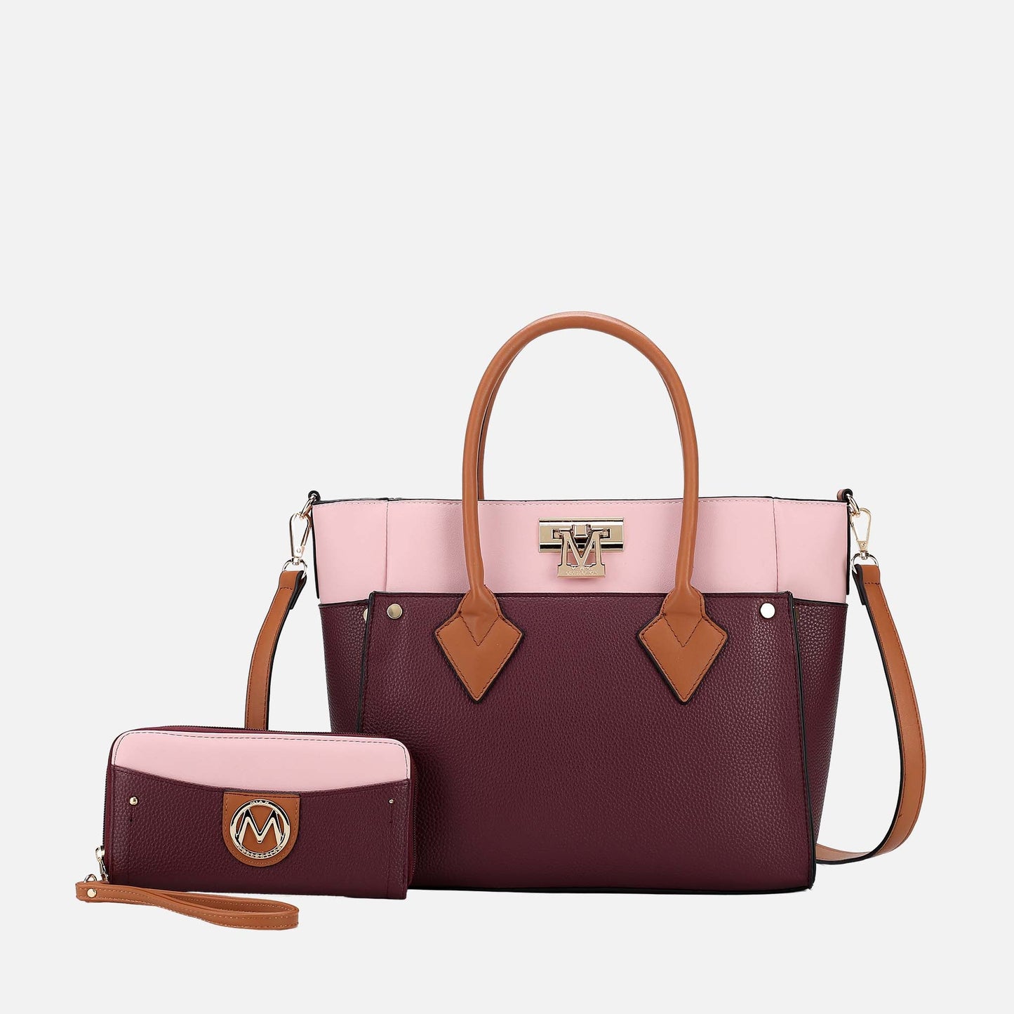 MKF Collection by Mia K. - Brynlee Tote Bag and Set
