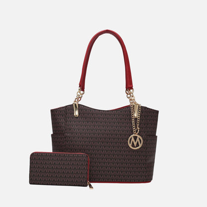 Savannah Signature Tote Bag and Wallet Set