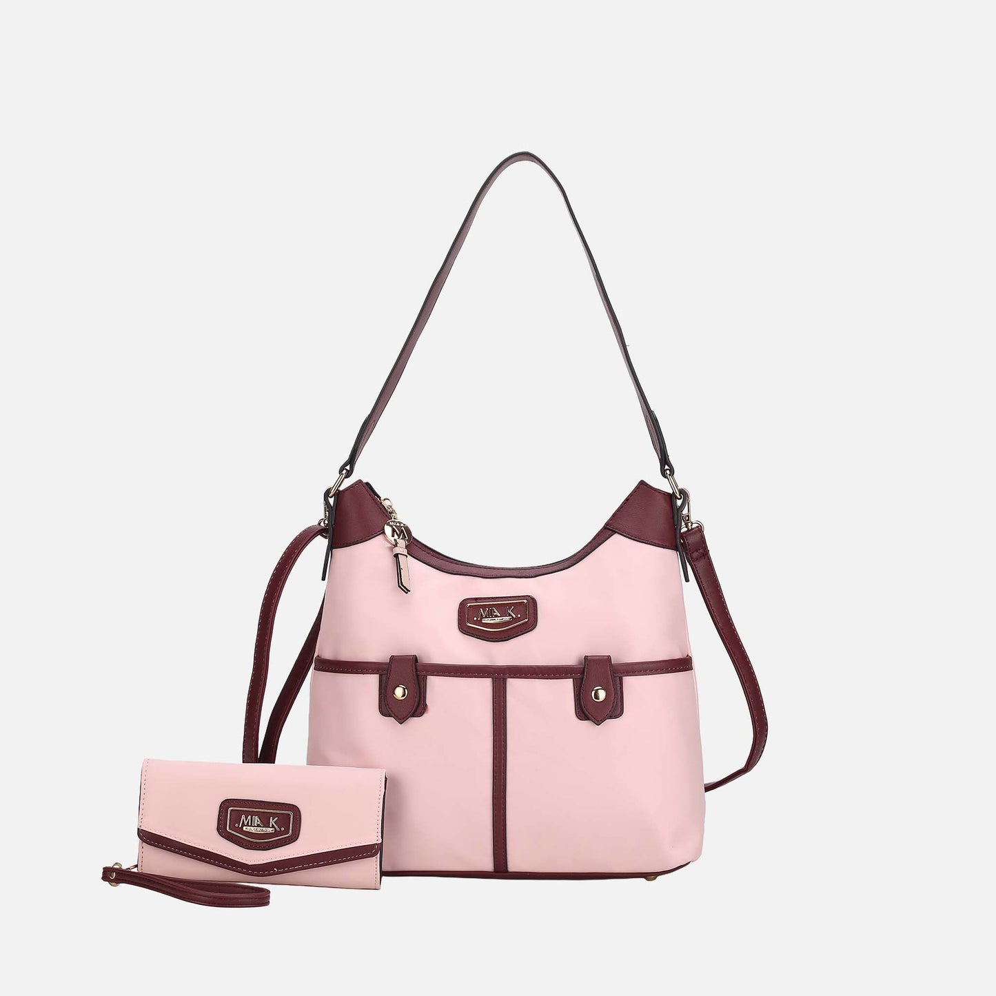 MKF Collection by Mia K. - Harper Nylon Shoulder Bag and set