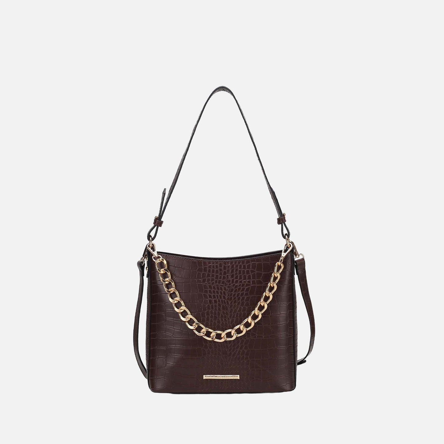 MKF Collection by Mia K. - Bizzy Embossed Shoulder Bag
