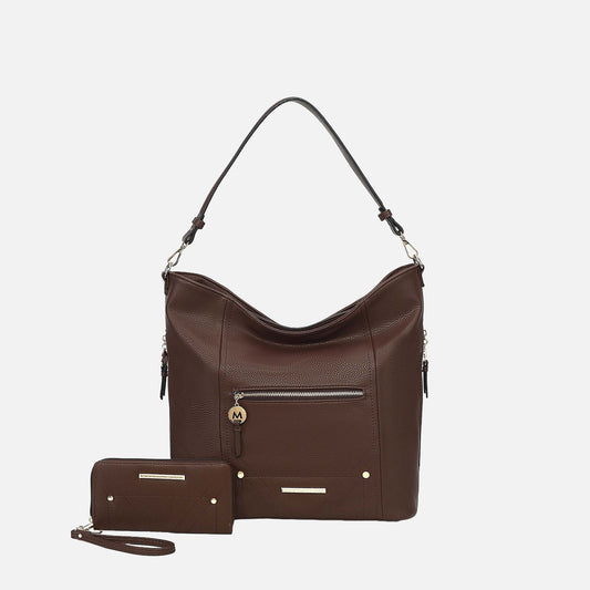 MKF Collection by Mia K. - Jordina 2 PCS Shoulder Bag with Matching Wallet