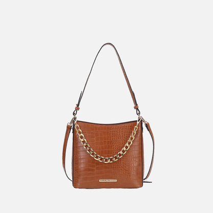 MKF Collection by Mia K. - Bizzy Embossed Shoulder Bag