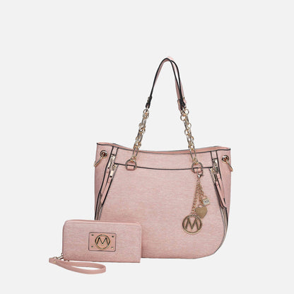 MKF Collection by Mia K. - Lina ll Tote Bag and Wallet set