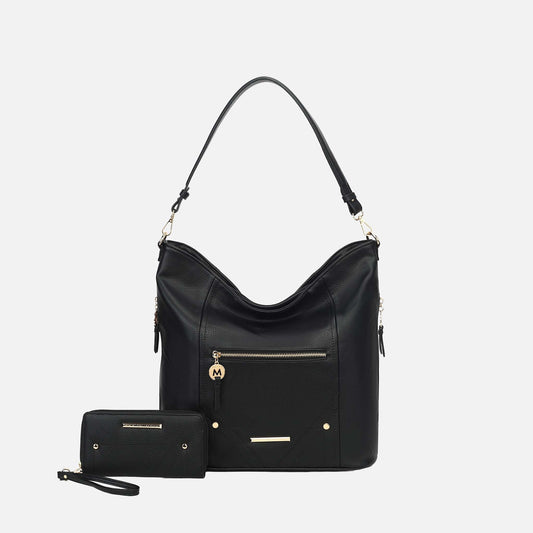 Jordina 2 PCS Shoulder Bag With Matching Wallet