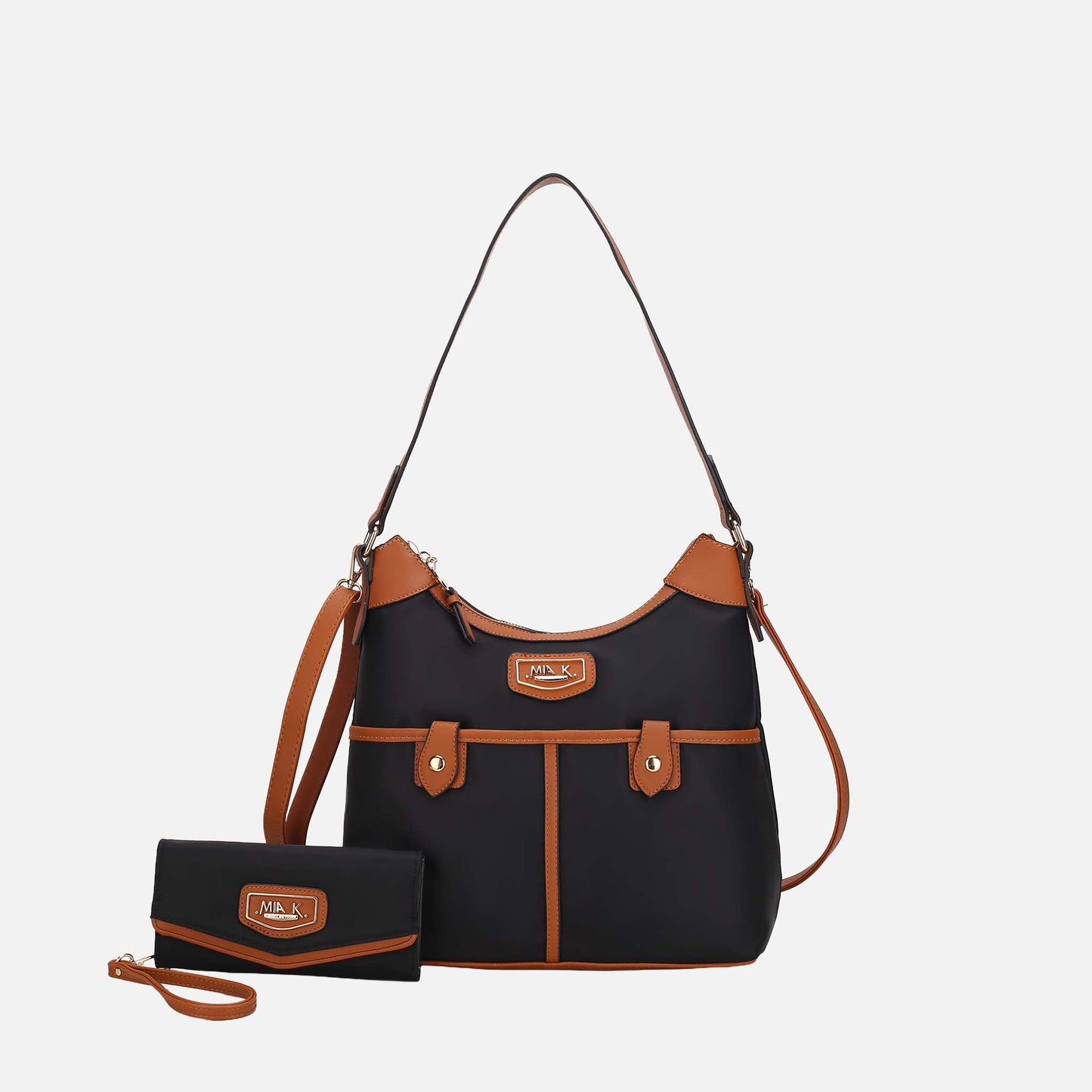 MKF Collection by Mia K. - Harper Nylon Shoulder Bag and set