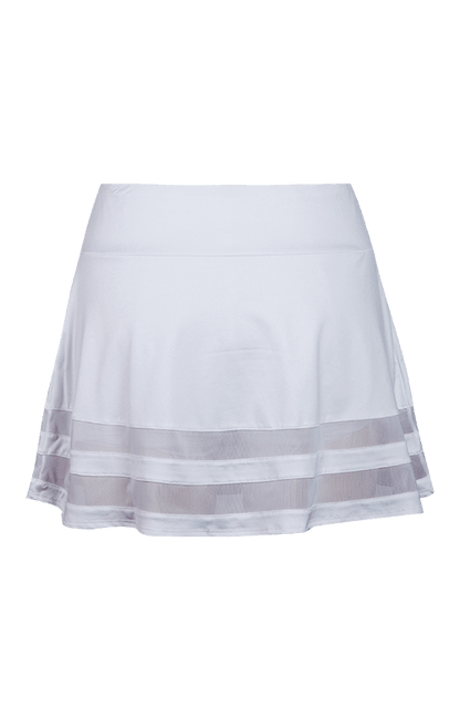 Maxine A-Line Skort - White - 14.5" Length