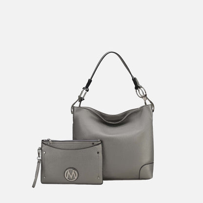 Viviana Hobo Bag and Wristlet Set