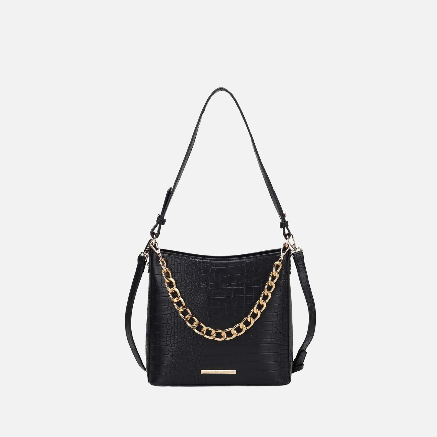 Bizzy Embossed Shoulder Bag
