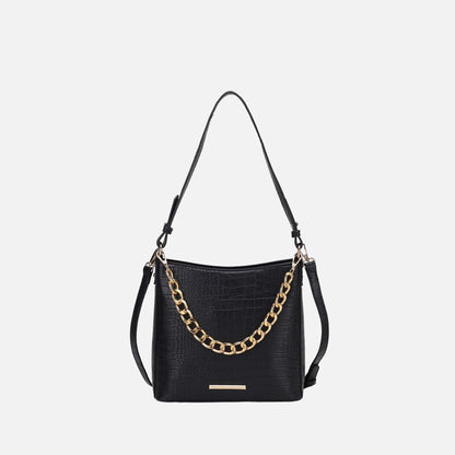Bizzy Embossed Shoulder Bag