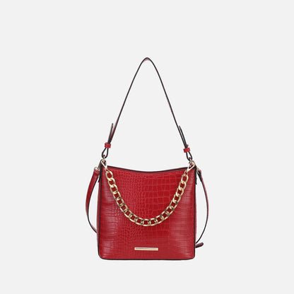 MKF Collection by Mia K. - Bizzy Embossed Shoulder Bag