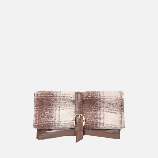 Koumei Faux Fur Clutch Bag