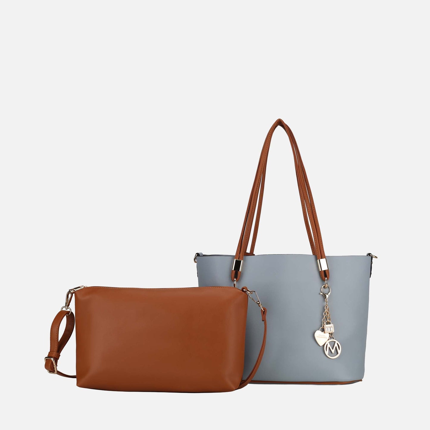 MKF Collection by Mia K. - Malay Tote Bag and Cosmetic Pouch Set