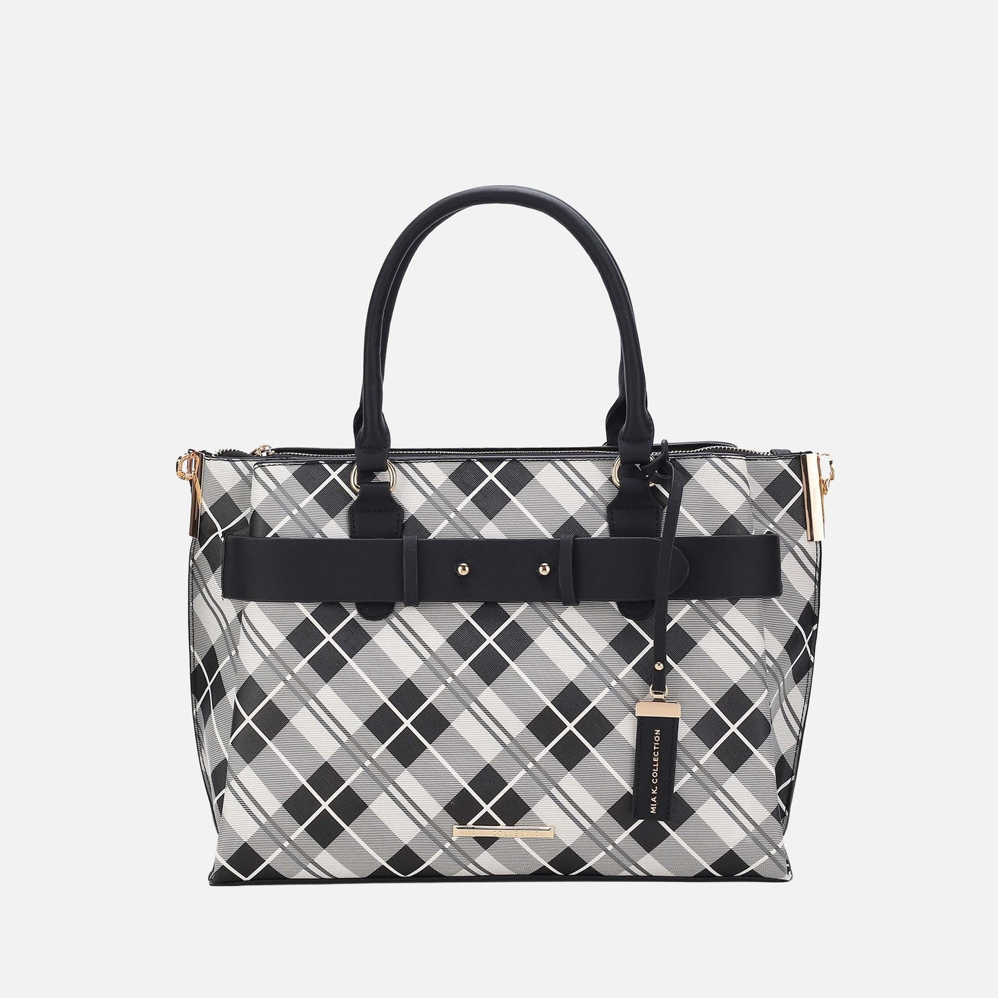 Vivian Plaid Shoulder Bag