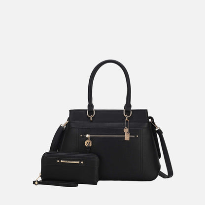 Gardenia Tote Bag and Wallet Set