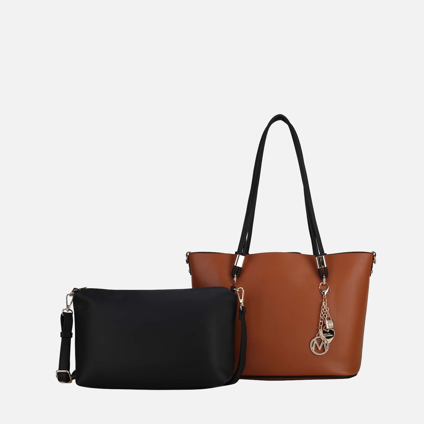 MKF Collection by Mia K. - Malay Tote Bag and Cosmetic Pouch Set