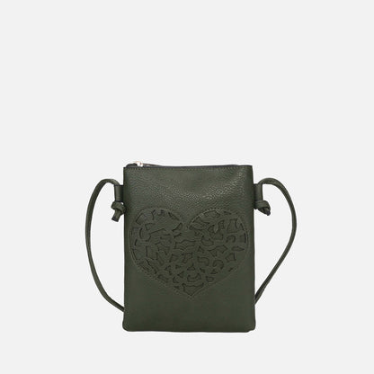 MKF Collection by Mia K. - Heartly Crossbody Bag